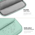 thumbnail image 3 of Funda para portátil MoKo para 13,3 a 14 pulgadas, color verde menta, 3 of 9
