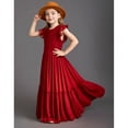 thumbnail image 3 of Ropa para niños Vestido para niñas Vestido largo de encaje para bodas infantiles Vestido grande para presentaciones de piano para anfitrionas infantiles, 3 of 6
