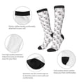 thumbnail image 6 of Balery Poodle Dog Printed Novelty Socks Men's Women's Crew Socks Sports Socks Knee High Socks Cotton Socks Quirky and Cool Socks, 6 of 9
