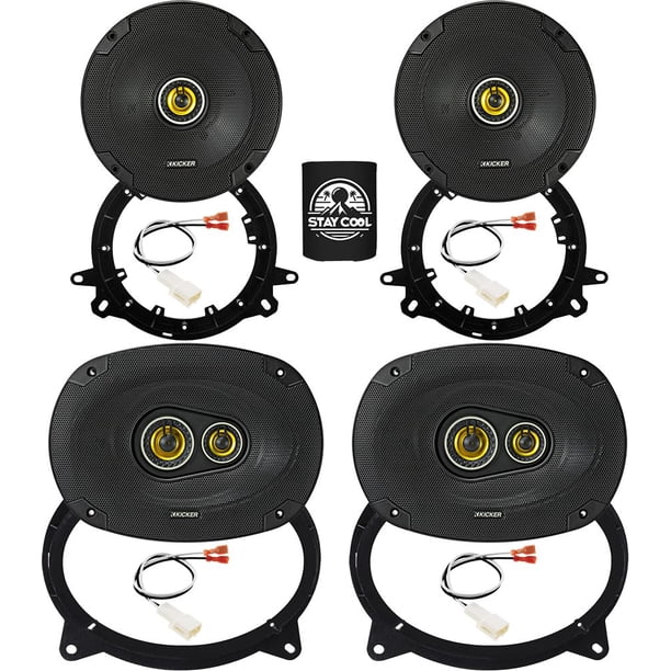 Kit de mejora de altavoces KICKER Serie CS de 6 x 9 y 6.5 pulgadas para Toyota