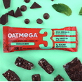 OATMEGA Protein Bar Chocolate Mint, Omega3, Gluten Free, 12 Ct