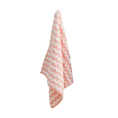

Zeceouar Clearance Items for Home Coral Fleece Wavy Dishcloth Kitchen Absorbent Dishcloth Nonstick Oil Wholesale Cationic Thickened Dishcloth Scouring Pad