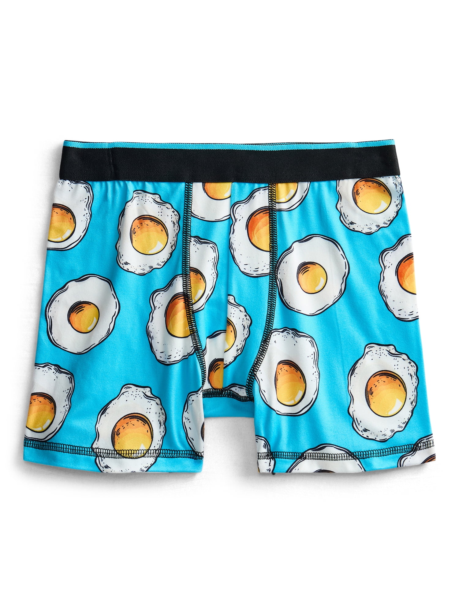 Wonder Nation Boys Boxer Brief Breakfast Underwear, 4-Pack, Sizes S-XL