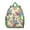 Green-18, variant on Romantic Rose and Peony Students Backpack - Bright Colorful Watercolor Floral Pattern, Lightweight School Bag with Comfortable Dual Shoulder Support