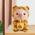 thumbnail image 3 of Simulación de , juguete de peluche, sofá, almohada para el hogar, coche, dormitorio, sala de estar, decoración, juguetes de peluche, Tigre Hugo Muñeca linda, 3 of 10