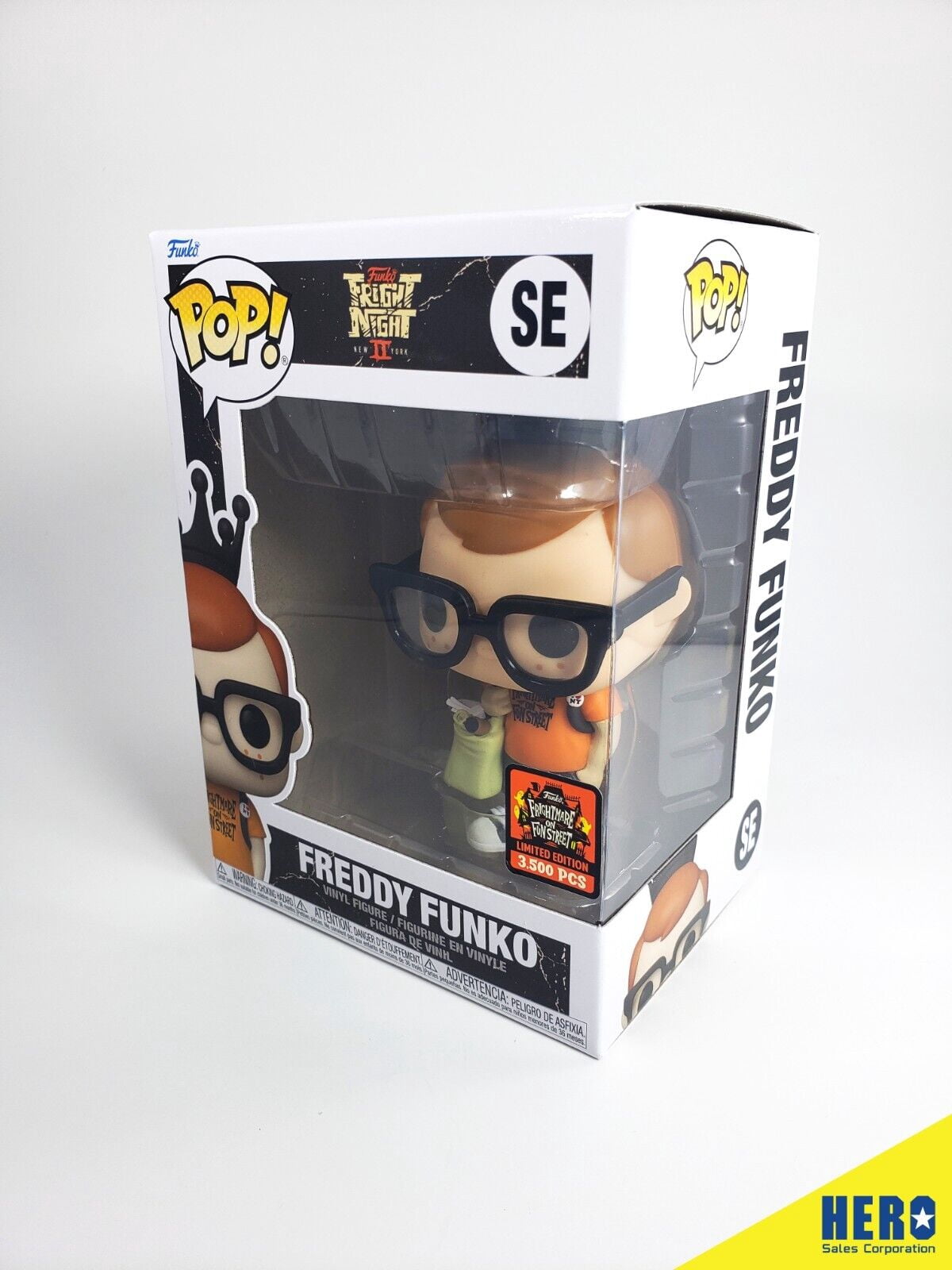Funko Pop Fright Night II Freddy Funko SE (3500 Pieces) Limited Edition (Hard Protector Included)