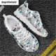 thumbnail image 1 of Zapatos casuales Doginthehole para mujer, zapatos planos antideslizantes, zapatos para correr con cordones y estampado de mascotas, zapatos de moda para caminar, 1 of 6