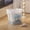 🌻White_Hot#112, variant on Adjustable Small Trash Can for Kitchen and Bathroom, Floor Standing Plastic Garbage Bin with Side Clips, Fits All Bag Sizes, Easy Clean Detachable Design