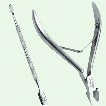 Cuticle Cutter & Pusher Trimmer - Professional Nail Care Tool