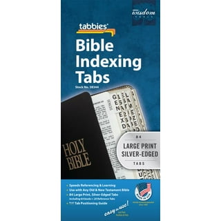 DiverseBee Laminated Bible Tabs (Large Print, Easy to Apply), Bible Study Journaling Supplies, 84 Catholic Bible Index Book Tabs for Women, Bible