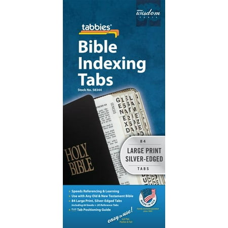 UPC: 9789900493440 | Large Print – Bible Indexing Tabs: Bible Tab-Protestant-Gp-S: Large Print Silver-Edged Bible Tabs (Other)(Large Print)