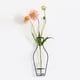 thumbnail image 1 of Florero de Retro, soporte de hierro, soporte para plantas hidropónicas con copa de cristal, arreglo de flores, contenedor de terrario para 26x10x6cm BLESIY florero, 1 of 8