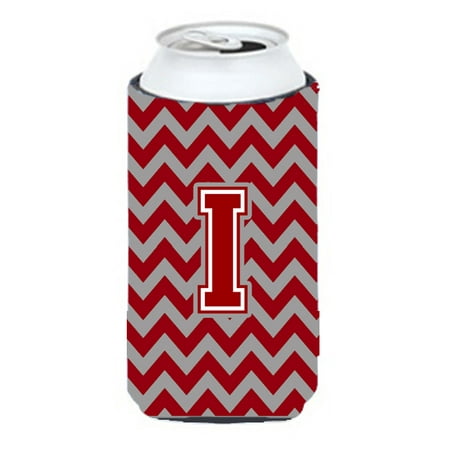 

Caroline s Treasures CJ1049-ITBC Letter I Chevron Maroon and White Tall Boy Beverage Insulator Hugger Tall Boy multicolor