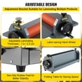 thumbnail image 5 of HCY 39 Inch Cold Laminator Machine 10mm Manual Vinyl Photo Film Cold laminator Hand Crank Pressure Cold Roll laminator(39Inch), 5 of 7