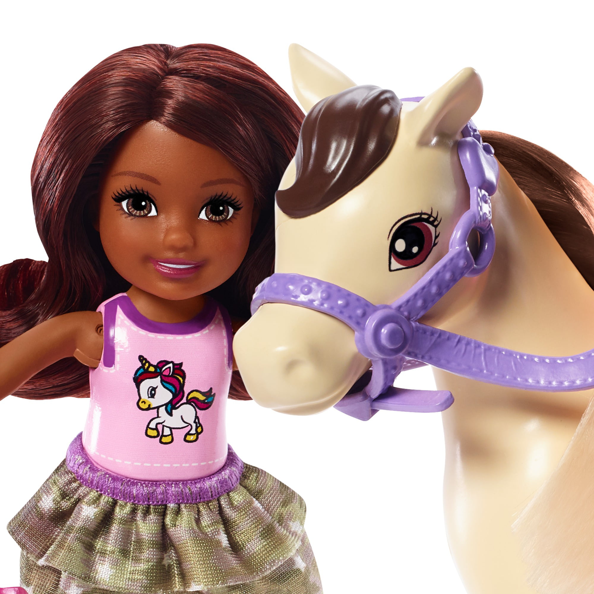 Barbie Club Doll And Horse, 6-Inch Wearing Fashion Accessories - Walmart.com
