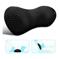 thumbnail image 2 of "Almohada Lumbar Cojin Silla Oficina Respaldo Lumbar Auto Lab.G, Negra ", 2 of 5