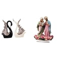 thumbnail image 1 of Elegante Colección De Adornos De Mesa De Acrílico Y Cisne De Cerámica Para Decoración Del Hogar, Aniversario, Regalo Festivo, Estante Para Exhibición De Chimenea, 1 of 8
