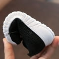 thumbnail image 2 of Eltusu Toddler Girls Sneakers, Cotton Lightweight No Slip Lace up Runing Shoes Black Size 8.5 US, 2 of 8