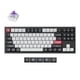 thumbnail image 1 of Teclado mecánico inalámbrico personalizado Keychron Q3 HE, 2,4 GHz/Bluetooth/con cable, QMK, disparador rápido, 80 % TKL, interruptores magnéticos Gateron RGB programables e intercambiables en calient, 1 of 9