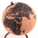 thumbnail image 3 of Cork Wood Rotating Globe Maps Home Office Decoration World Map Geography Map Globes, 3 of 4