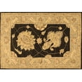 thumbnail image 1 of Ahgly Company Indoor Rectangle Oriental Brown Traditional Area Rugs, 2' x 5', 1 of 4