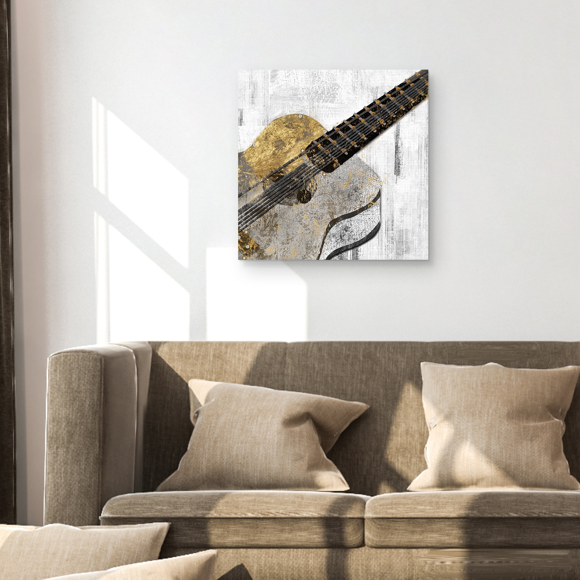 Guitar Study III by Natalie Adams Canvas Art Print