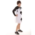 thumbnail image 2 of HPO Teen's Spades Poker Card Storybook & Fairytale Costume | Black & White Halloween Costume, 2 of 5