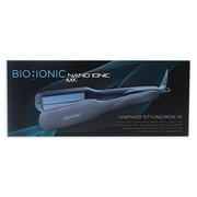 Bio Ionic Onepass Flat Iron, Hydrated and Frizz-Free Hair Styling, 1 Hour Auto Shut-Off, 1.5-Inch