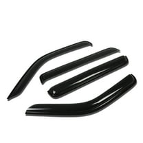 DNA Motoring WVS-236 For 2007 to 2011 Dodge Nitro 4pcs Window Vent Visor Deflector Rain Guard (Dark Smoke) 08 09 10