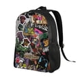 thumbnail image 2 of Gorillaz Backpack Unisex Bookbag Rucksack Printing Shoulder Bag Back To School Bag Travel Hiking Daypack, 2 of 8