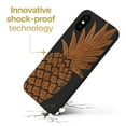 thumbnail image 3 of Case Yard Wooden Case for iPhone-XS-Max Soft TPU Silicone cover Slim Fit Shockproof Wood Protective Phone Cover for Girls Boys Men and Women Supports Wireless Charging Pineapple Design, 3 of 7