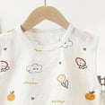 thumbnail image 4 of TOWED22 Toddler Baby Boy Summer Outfit Short Sleeve T Shirt Shorts Set 6 12 18 24 Months 2T 3T 4T Baby Neutral Clothes Beige,3-4 Y, 4 of 4