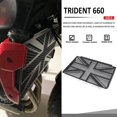 thumbnail image 2 of 2021 For Trident 660 Trident 660 Back NEW Motorcycle Radiator Guard Protector Grille Cover, black, 2 of 5
