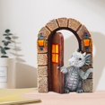thumbnail image 4 of Dragón 3D Arte de la pared Decoración colgante dinosaurios escultura montada en la pared decoración de la habitación decoraciones de pared del hogar para dormitorio de niños, 4 of 5