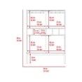 thumbnail image 3 of Gray four - legged bar cabinet with six wine racks for guest room bar setup, 3 of 4