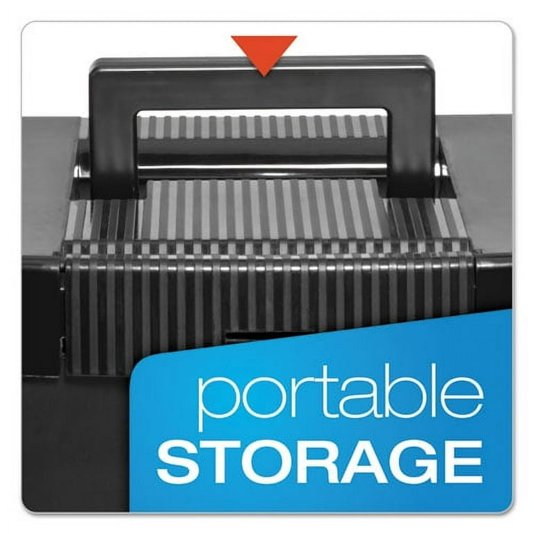 Portable Letter Size File Box, Letter Files, 13.5 Portable Letter Size File Box, Letter Files, 13.5