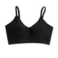 thumbnail image 3 of Fartey Women Cotton One Piece Sports Bras Wireless Medium Support Bra No Underwire Cami Bras Summer Breathable Solid Color Padded Bralette, 3 of 3