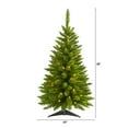 thumbnail image 5 of 3ft. Providence Pine Artificial Christmas Tree in Metal Planter with 50 Warm White Lights and 143 Bendable Branches, 5 of 12