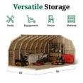 thumbnail image 6 of Little Cottage Co. 10x16 Value Gambrel Barn with 4 ft. Sidewalls, Outdoor Wood Storage Shed Do-It-Yourself Precut Kit, 6 of 13
