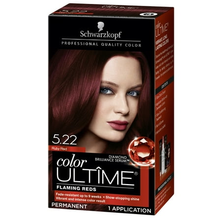 Schwarzkopf Color Ultime Permanent Hair Color Cream 5 22 Ruby Red