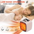 thumbnail image 4 of EARKITY Space Heater, Portable Electric Heater, Upgraded Small Desk Heater, Compact Small Warmer, Portable Heater Fan, Safe and Quiet for Office Room Desk Indoor Use, 4 of 5