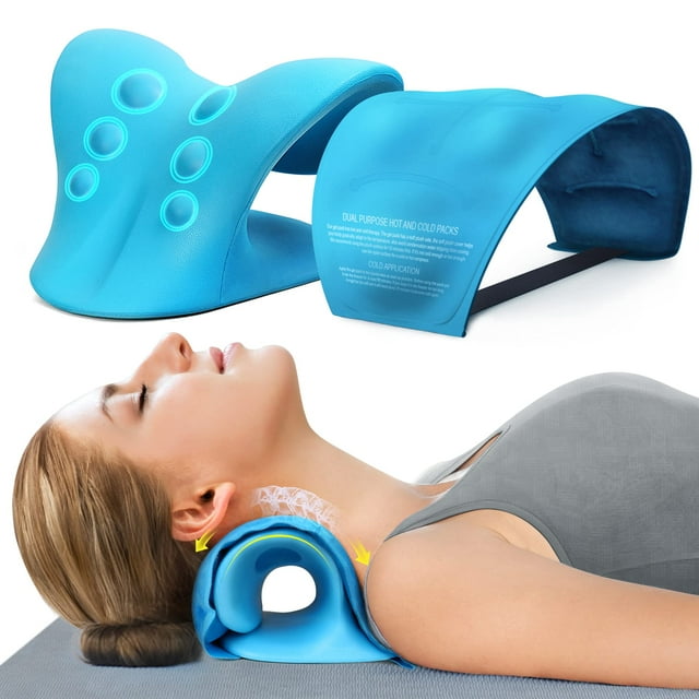 Estirador de cuello y paquete de gel para aliviar el dolor ComfortLife