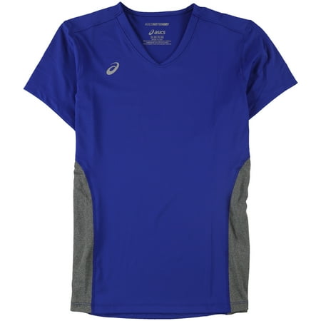 ASICS Womens 2-Tone Jersey, Blue, X-Large