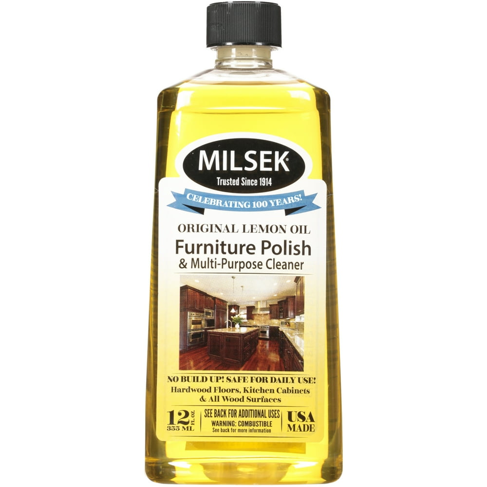 Milsek® Original Lemon Oil Furniture Polish & MultiPurpose Cleaner 12