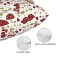 thumbnail image 5 of Kll Mushroom Pillow Covers Envelope Closure,Super Soft And Cozy Fuzzy Fleece Pillow Case Cover 16"X24", 5 of 9