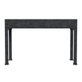 thumbnail image 2 of Butler Specialty Company Chatham Raffia And Wood 2-Drawer Desk - Charcoal Raffia, 2 of 9