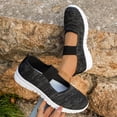 thumbnail image 2 of Wensltd Women Solid Color Mary Jane Shoes Elastic Strap Comfy Casual Walking Shoes Lightweight for Daily Wear, 2 of 9