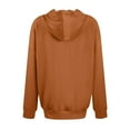 thumbnail image 6 of Women's Pullover Hoodies Tops Solid Color Casual Button Down Long Sleeve Pocket Sweatshirts, Versatile Fall Winter Fashion Wear with Comfort Fit and Stylish Design for Daily Use,Red,XL, 6 of 8