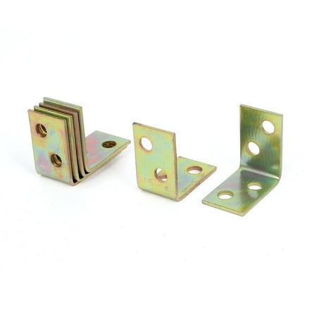 Unique Bargains Timber Decking Joists Metal L Shaped 90 Degree Angle Brackets 26x26x16mm 6