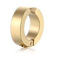 thumbnail image 3 of Pendientes Huggie de aro pequeños, pendientes Huggie de acero inoxidable para hombres y mujeres, redondos, 3 of 5